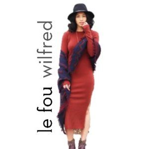 Aritzia Le Fou Wilfred Red Maxi Dress